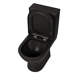 Taliente Унитаз Arte AR35045 Nero напольный с бачком – фотография-2